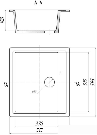 Кухонная мойка Gerhans A12 (песочный) - фото2