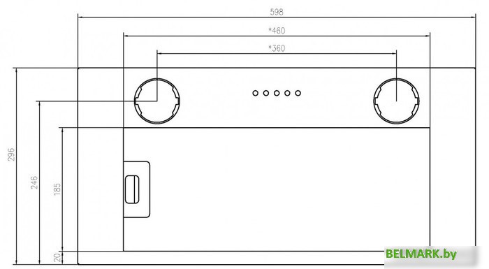 Кухонная вытяжка Schtoff Quattroporte 60 (нержавеющая сталь) - фото2
