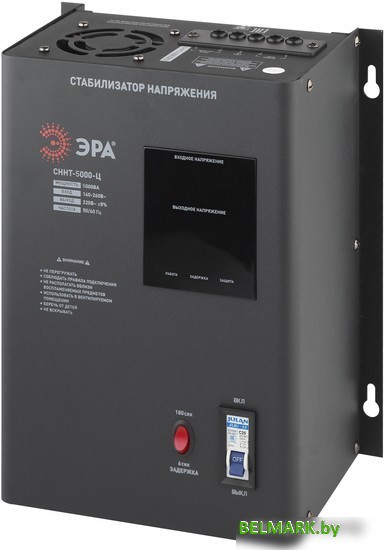Стабилизатор напряжения ЭРА СННТ-5000-Ц Б0020170 - фото
