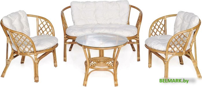Набор садовой мебели Garden Story Багамы CV-B01H (бежевый/медовый) - фото