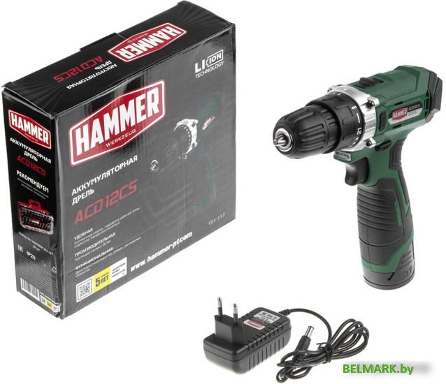 Дрель-шуруповерт Hammer ACD12CS (с 1-им АКБ) - фото