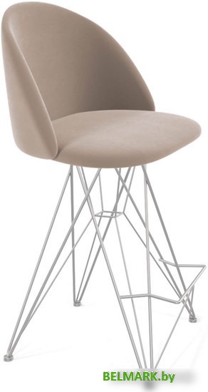 Стул Sheffilton SHT-ST35/S66-1 (латте/хром лак) - фото