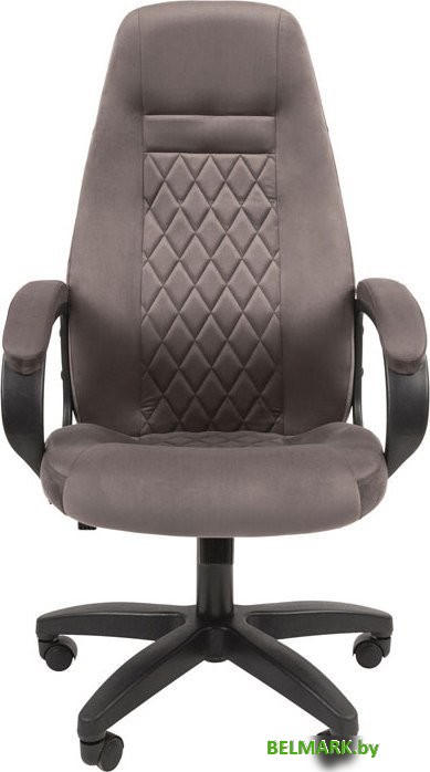 Офисное кресло CHAIRMAN Home 951 (велюр, Т-55 серый) - фото2