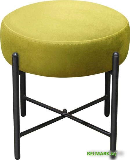 Пуфик Sheffilton SHT-B4 (фисташковый/черный муар) - фото