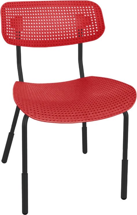 Детский стул Sheffilton SHT-S85PB-1 (красный/красный/черный муар) - фото