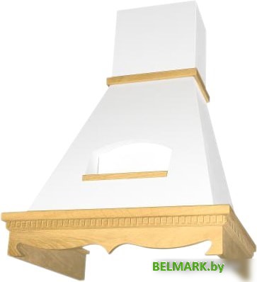 Кухонная вытяжка Elikor Бельведер 90П-650-П3Д (бежевый/дуб) - фото