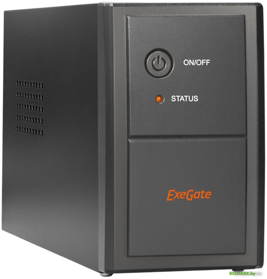 Источник бесперебойного питания ExeGate BNB-600.LED.AVR.EURO EP244543RUS - фото