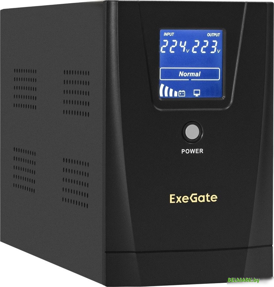 Источник бесперебойного питания ExeGate SpecialPro Smart LLB-2000.LCD.AVR.4C13.RJ.USB EX292631RUS - фото