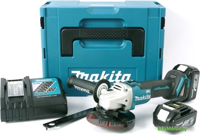 Угловая шлифмашина Makita DGA504RF (с 1-м АКБ, кейс) - фото2