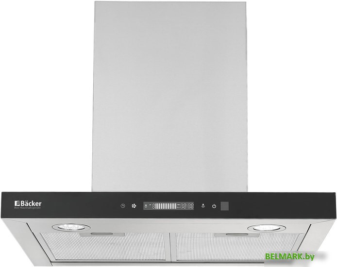 Кухонная вытяжка Backer CH60E-TGL200 SSBK Glass - фото2