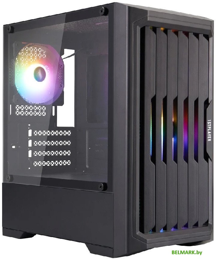 Корпус 1stPlayer Bullet Hunter H2 FRGB (черный) - фото