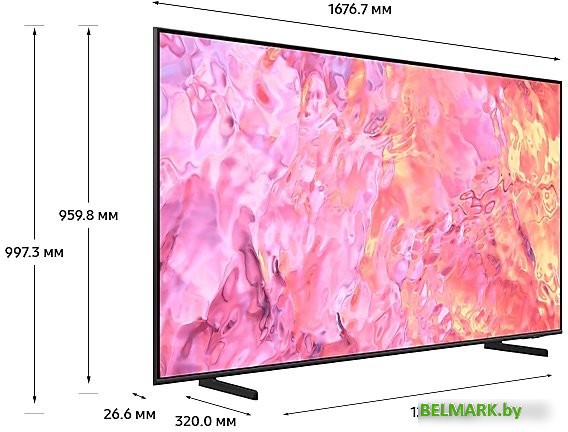 Телевизор Samsung QLED 4K Q60C QE85Q60CAUXCE - фото2