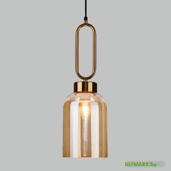 Подвесная люстра Евросвет Flou 50229/1 (янтарный) - фото