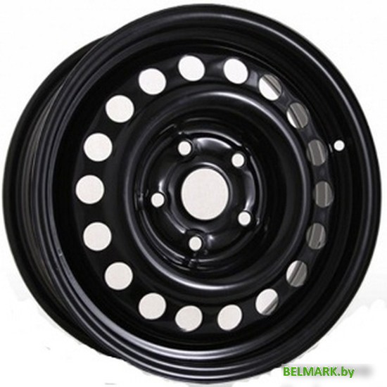 Штампованные диски TREBL 7755T 15x6" 5x112мм DIA 57.1мм ET 43мм black - фото