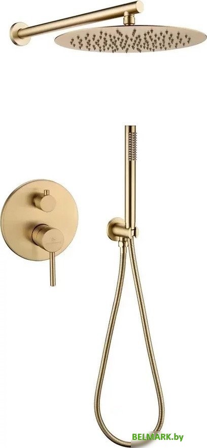 Душевая система Grocenberg GB5099MG-3 (золото матовый) - фото