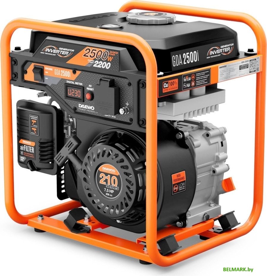 Бензиновый генератор Daewoo Power GDA 2500i8 - фото2