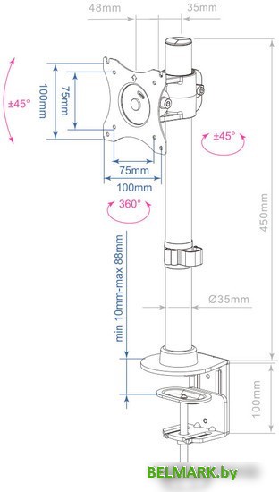 Кронштейн Arm Media LCD-T41 - фото2