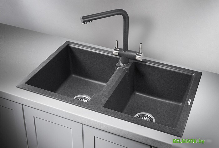 Кухонная мойка Granula GR-8101 (графит) - фото2