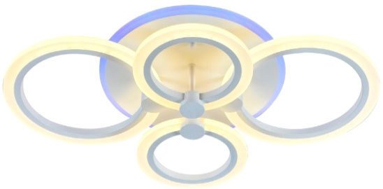 Припотолочная люстра Mirastyle CF-16134/2+2 N WH ML - фото