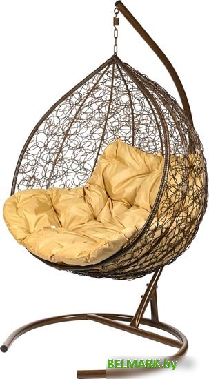 Подвесное кресло BiGarden Gemini (коричневый/бежевый) - фото