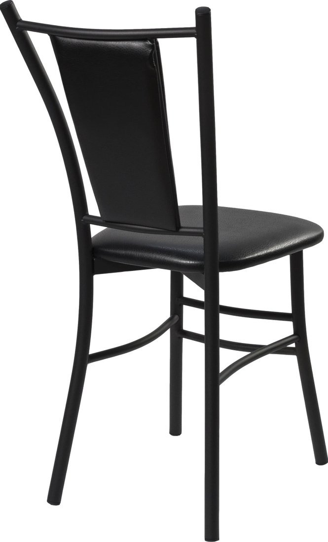 Стул ВВР Марсель (черный/черный, экокожа) - фото2