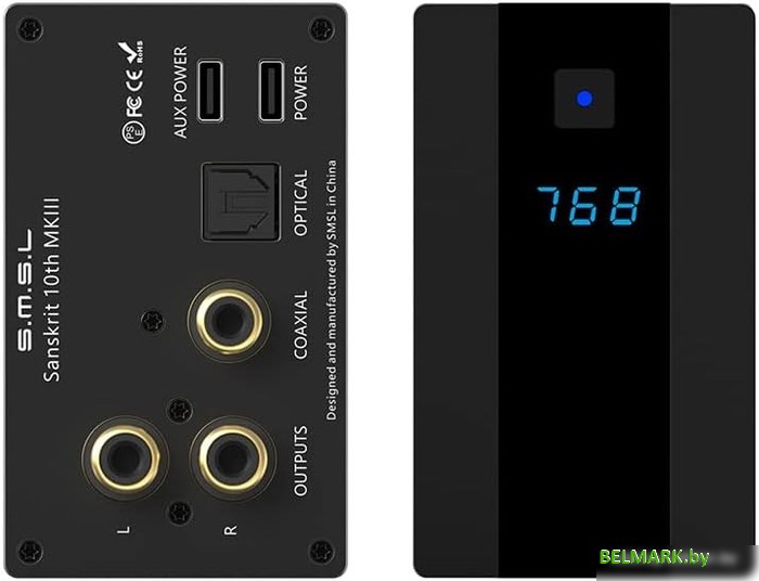 Цифро-аналоговый преобразователь SMSL Sanskrit 10th MKIII (черный) - фото2