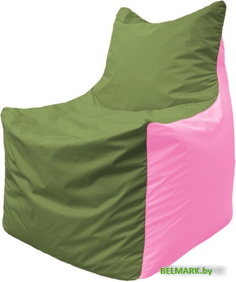 Кресло-мешок Flagman Фокс Ф2.1-226 (оливковый/розовый) - фото