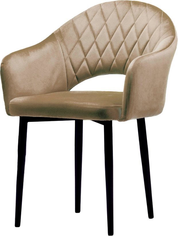 Стул Памир София F08 Поворотный (бежевый/черная опора) - фото