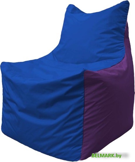 Кресло-мешок Flagman Фокс Ф2.1-117 (синий/фиолетовый) - фото