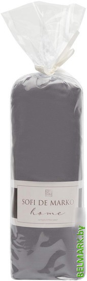 Постельное белье Sofi De MarkO Мармис 160х200х30 ПР-мс-160х200х30сер (серый) - фото2