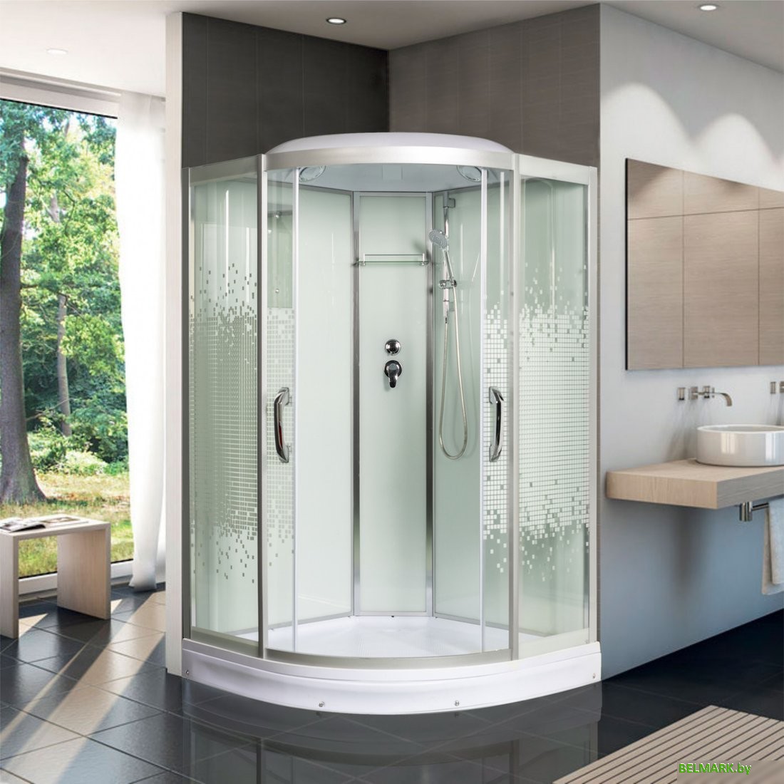 Душевая кабина Мономах 120/120/15 С МЗ - фото2