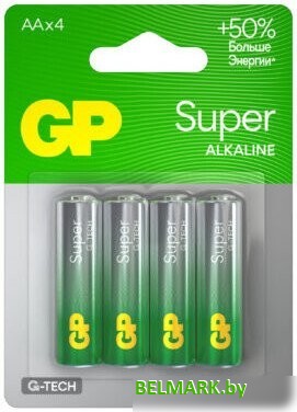 Батарейка GP Super G-Tech LR6/15AA21-2CRSBC4 - фото