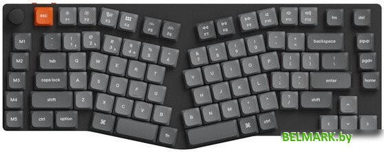 Keychron K15 Max White LED K15M-A3 (Gateron Low Profile Brown 2.0, нет кириллицы) - фото