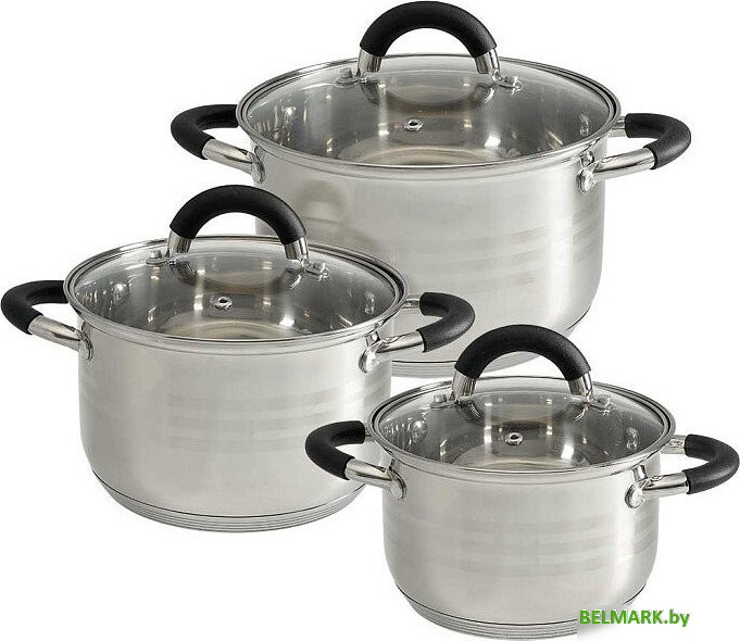 Набор кастрюль Webber BE-623/6 - фото
