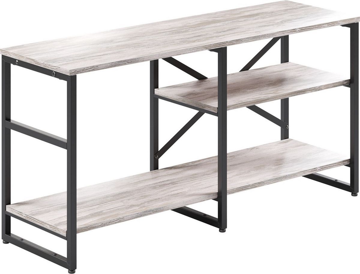 Тумба Gutta Под телевизор 56x111x34 три полки GT56111343P2 (патина/черный) - фото