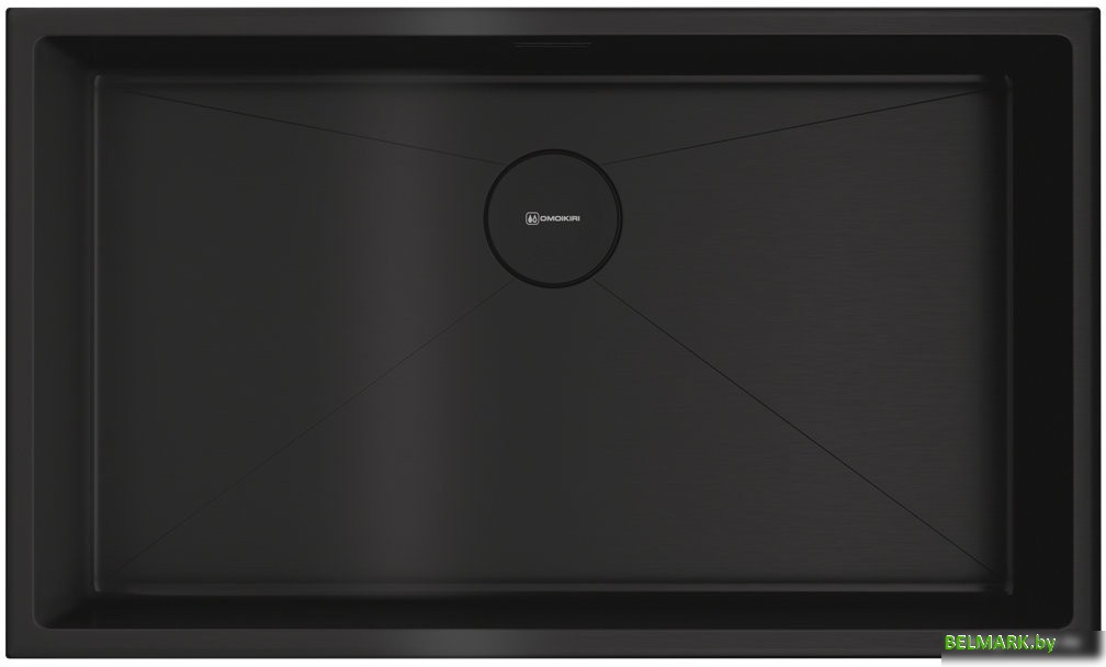 Кухонная мойка Omoikiri TAKI 74-U/IF GB (графит) - фото