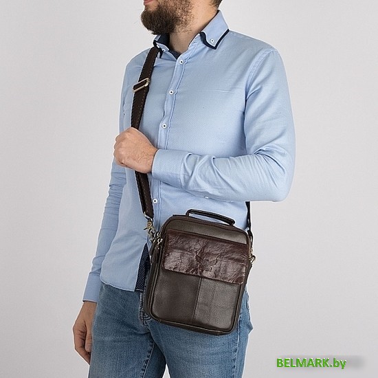 Сумка Poshete 196-1418-6M-DBW (коричневый) - фото2