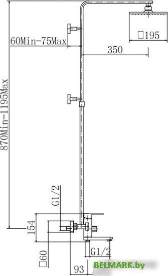 Душевая система Fashun A52402 - фото2