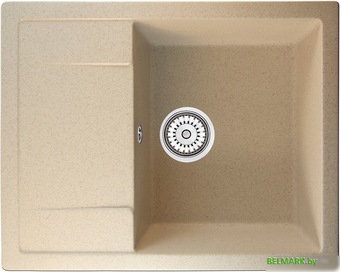 Кухонная мойка Berge BR-6502 (бежевый матовый) - фото