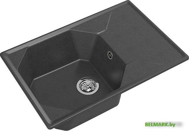 Кухонная мойка GranFest GF-U-740L (графит) - фото