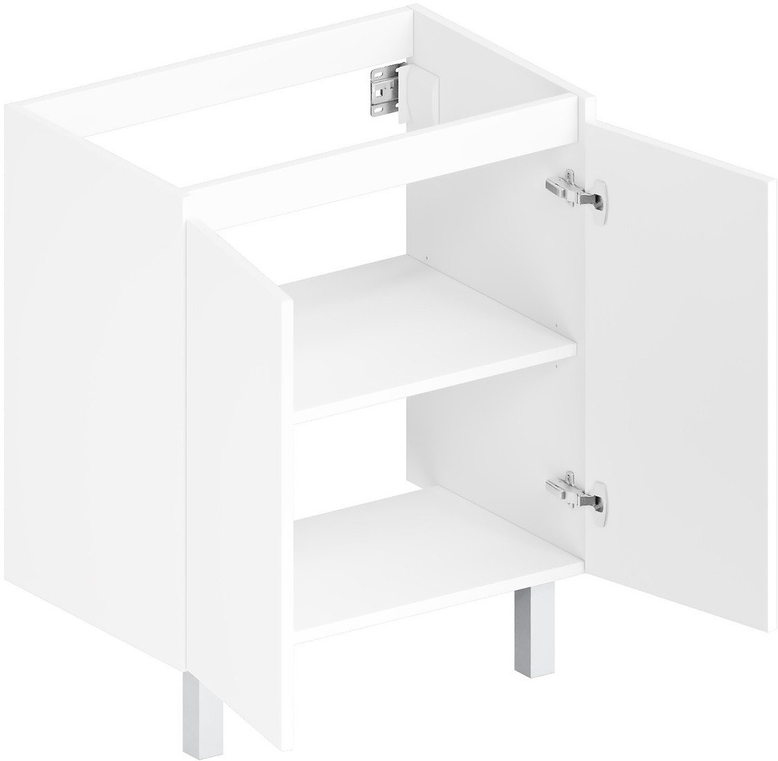 ЗОВ Тумба под умывальник M80LW0LWS-LDSPW (белый) - фото2