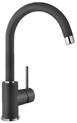 Смеситель Blanco Mida Silgranit (антрацит) - фото