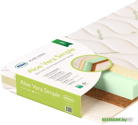 Матрас Плитекс Aloe Vera Simple 60x119 - фото