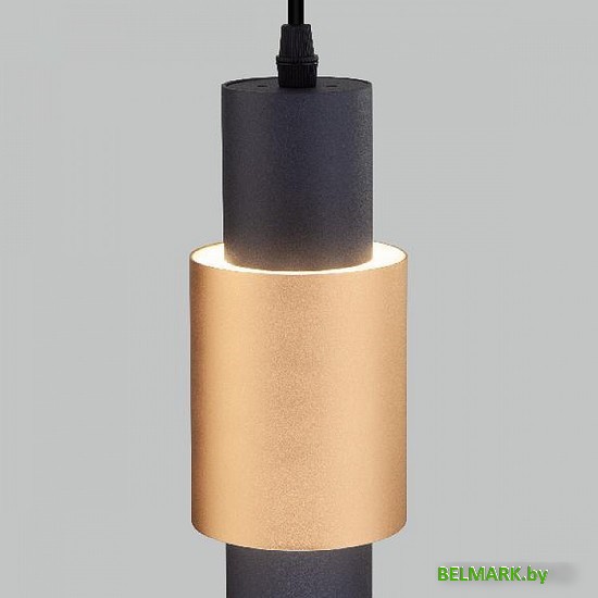 Подвесная люстра Евросвет Bento 50204/1 LED черный/матовое золото - фото2