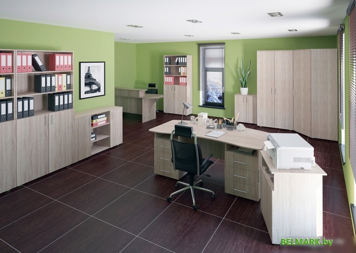 Тумба Премиум Акцент 400 приставная (шимо светлый) - фото2