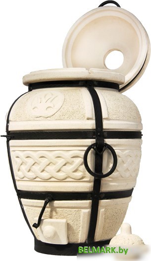 Тандыр Амфора Атаман с откидной крышкой - фото