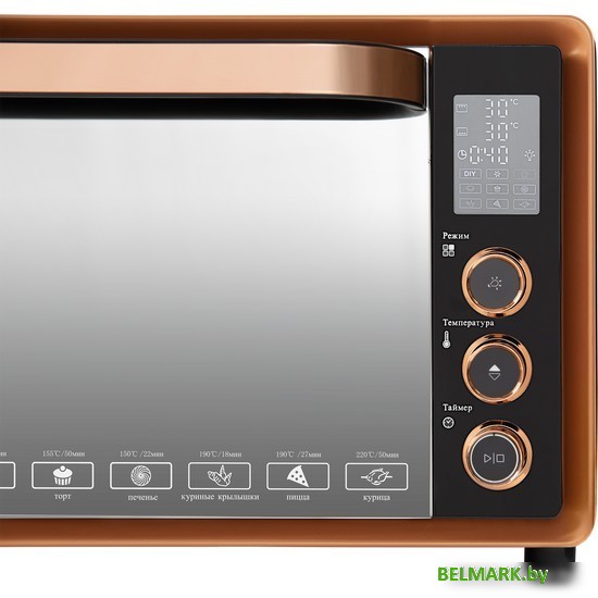 Мини-печь Hiberg PR 400 Gold moon - фото2