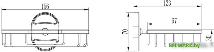 Мыльница Ledeme L1902-2 - фото2
