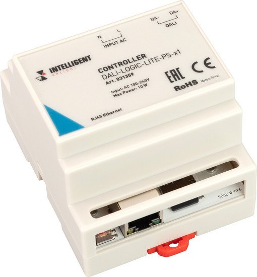 Контроллер RGB Arlight Intelligent DALI-LOGIC-LITE-PS-x1 (230B, Ethernet) 031359 - фото