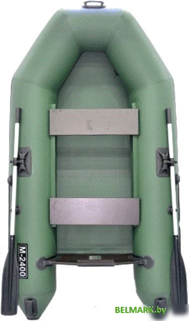 Моторно-гребная лодка Муссон 2400 (зеленый) - фото